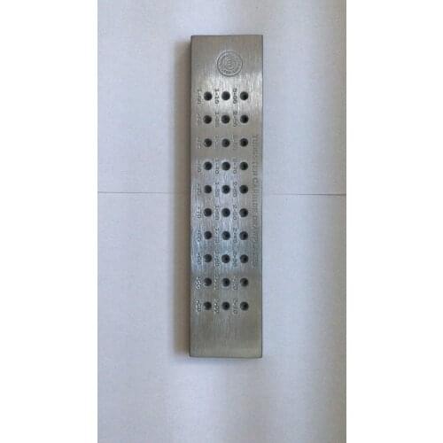 Half Round Drawing Plate 0.5-3.0 Tungsten Carbide Wire Drawplate 30 Holes Wire Drawing Plate