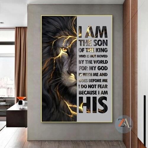 Modern Art Inspiring animals, lions and canvases, painting walls, art posters, printing walls, living rooms, family paintings