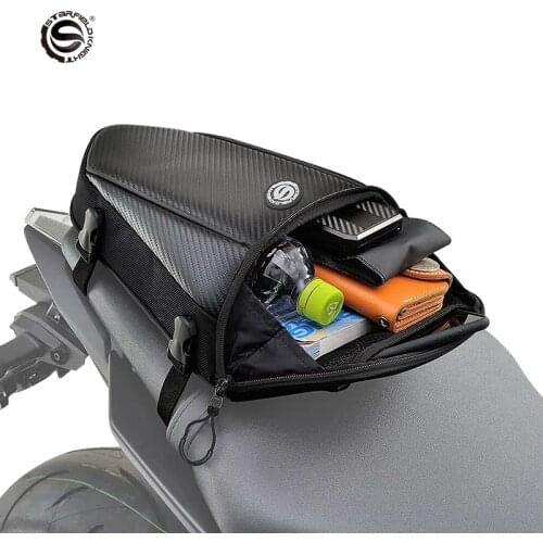 Star Fleld Knight motorcycle hard shell back seat bag tail bag motorcycle storage bag racing backpack waterproof equipment 359