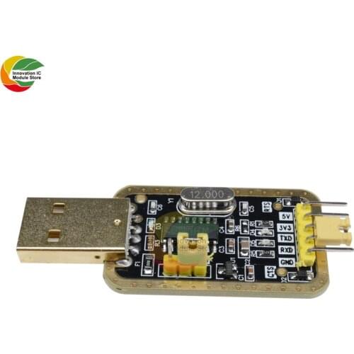 Ziqqucu CH340 CH340G USB Programmer Module RS232 to TTL Module Upgrade USB to Serial Port