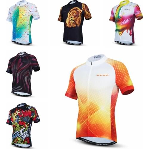 Cycling Jersey Men Summer Short Sleeve Bike Jerseys Maillot MTB Biking Shirts Top Breathable Bicycle Jackets Ropa Ciclismo