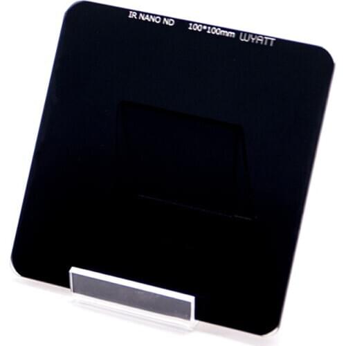 Wyatt 100mm IR Nano Multi-coated Neutral Density 3 6 10 Stop Filter ND1000x 64x 8x, ND 0.9 1.8 3.0 Square Optical Glass Filter
