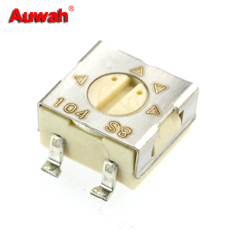 10pcs singleturn SMD Precision Trimmer Potentiometer adjustable resistance 3314G 50R 100R 200R 500R 1K 2K 5K Ohm