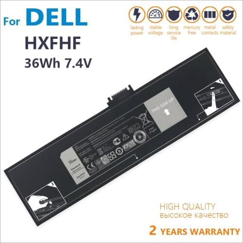 100% Genuine HXFHF Laptop Battery For Venue 11 Pro (7130) 11 Pro (7139) 11 Pro 7310 HXFHF VJF0X 7.4V 36WH Free tracking number