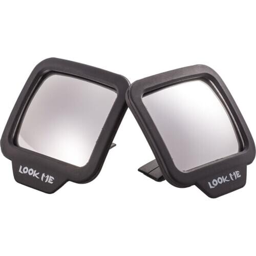 2pcs Blind Spot Mirrors Rearview Mirror Stick Wide Angle Car Side Parking View Convex self adhesive Car Accessories Adjustable