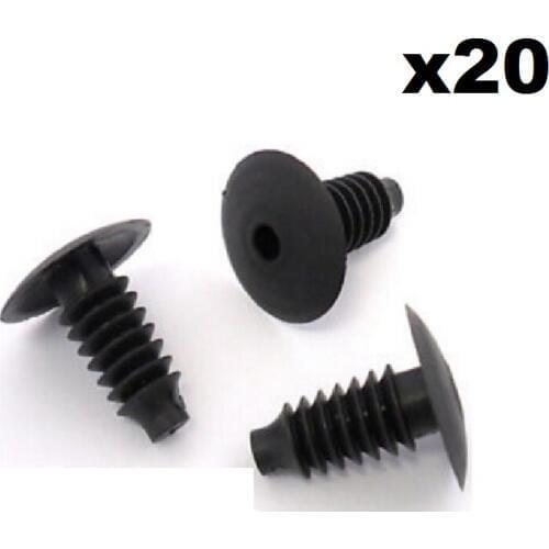 20x For SEAT Plastic Trim Clips- Bung Interior Door Boot Lining Roof Carpet Panels