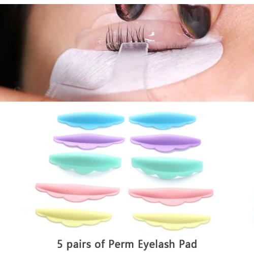5Pairs Eyelash Lifting Silicone Pads Set Eye Lash Extension Lift Perming Kit Tool Eyelash Lift Curlers Curl Shields Pads