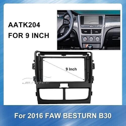 Car Audio RadioBig Screen Fascia Frame Adapter for FAW besturm B30 2016 auto radio GPS Panel Dash accessories Frame Trim Bezel