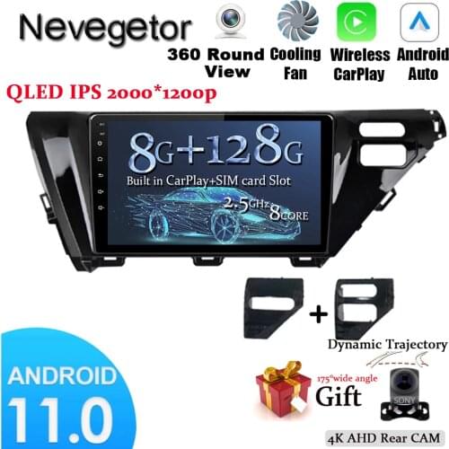 For Toyota Camry XV 70 2017-2020 android 11 Car GPS Radio Multimedia no 2 din Video Player Navigation