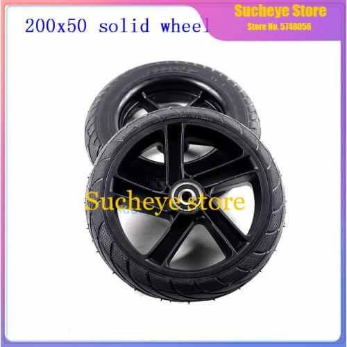 Free Shipping Good Reputation 200x50 Solid Wheel for Two Wheels Electric Self Balancing Hoverboard Scooter 200*50 Tyre