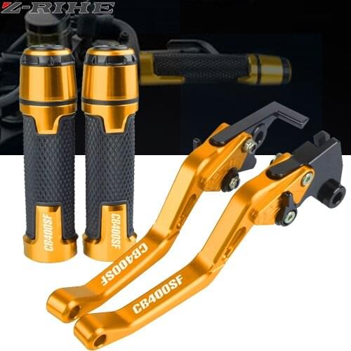 CB400SF Logo Motorcycle Accessories Brake Clutch Levers Hand Grips For Honda CB400SF CB400 SF 1992-1998 1993 1994 1995 1996 1997