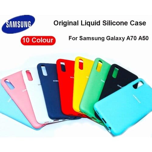 Samsung Galaxy A70 A50 A30S A50S Case Original Liquid Silicone Soft Protection Back Cover Samsung Galaxy A50 A70 A30S A50S Case