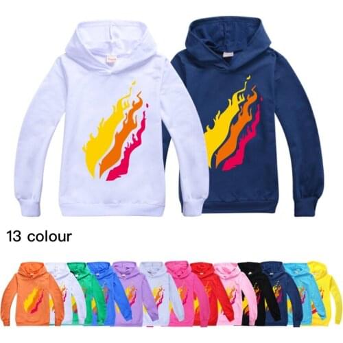 Spring and Autumn Childrens Hoodie Boys and Girls Fashion Sweatshirt Teenager Handsome Casual Top Baby Toddler Comfortable Coat