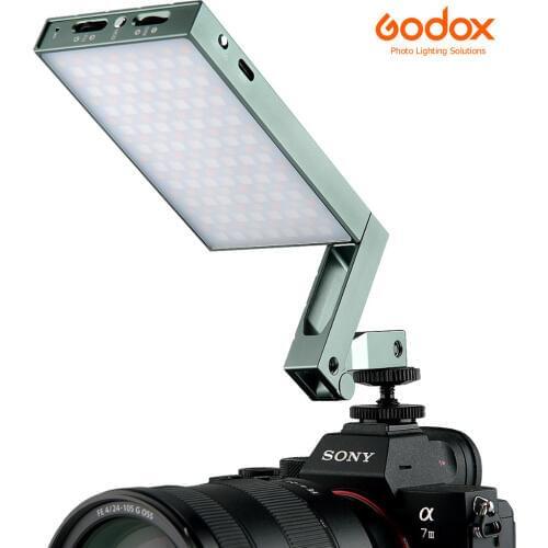 Godox M1 2500k-8500k Full Color RGB LED Light Pocket Aluminum Alloy LED Video Creative Light Multiple Special Effects Function
