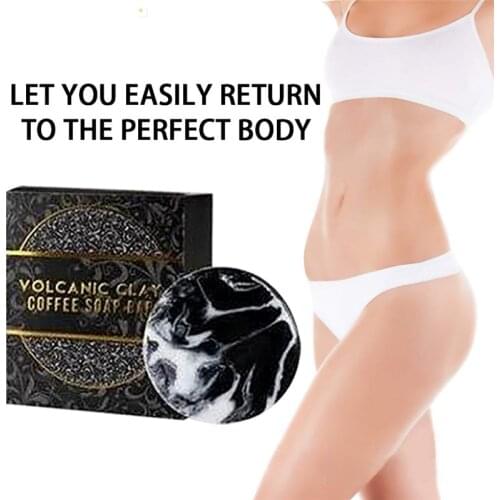 Volcanic Clay Coffee Soap Bar for Deep Cleansing Natural Anti Cellulite Body Soap with Bubble Net Gentle on Skin SMJ