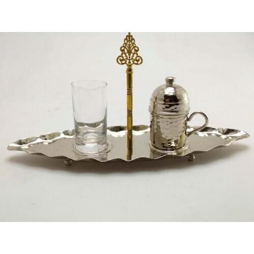 Copper Turkish Arabic Coffee Espresso Cup Set for 1 Copper Espresso Cup Gift Set Turkish Coffee Set, Handmade Turkish Coffee Cup