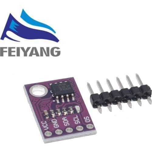 10PCS LM75 CJMCU-75 Sensor Module Temperature Sensor High Speed I2C IIC Interface High Precision LM75A