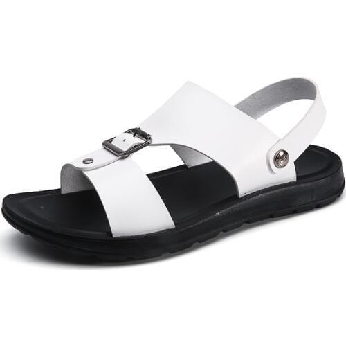Roman verano men masculina zandalias sandalia sandali para sandals sandalet classic heren 2020 couro outdoor leather sandalen
