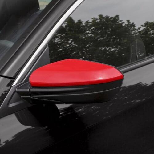 New Red Left Side Car Mirror Cap Cover Replacement Fit for Honda Civic 10th 2016 2017 2018 2019 2020
