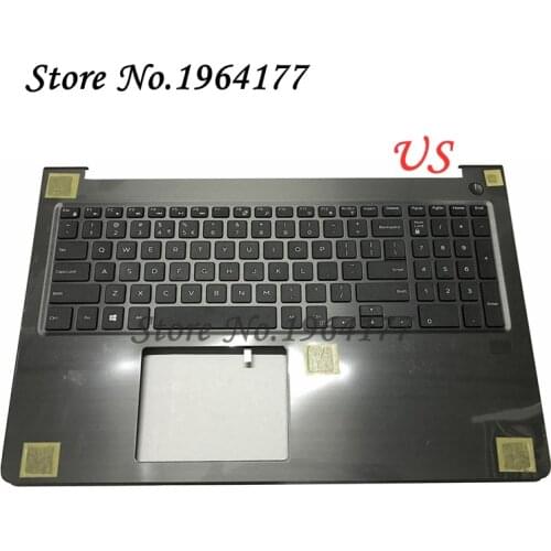 New for Dell Vostro 15-5000 5568 V5568 Laptop palmrest upper case keyboard bezel topcase cover