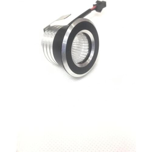 10pcs/lot Mini Downlight Cabinet Spot Light diameter 37mm 3w Ceiling Recessed Lamp AC85-265V Dimmable Down lights free shipping