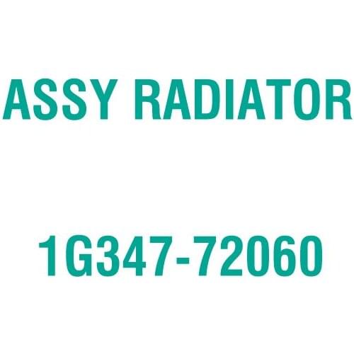 For Kubota 1G347-72060 ASSY RADIATOR