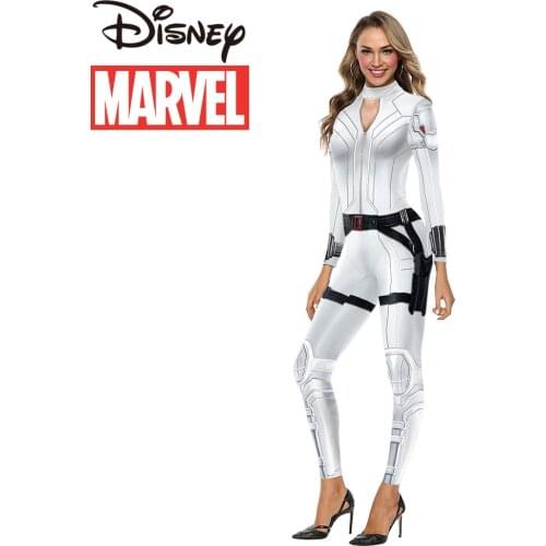 Marvel Avengers Black Widow clothing stage clothing digital printing female long-sleeved tights suit cosplay costumes