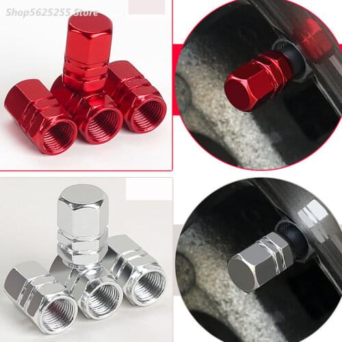 Car Tire Valve Stem Caps Bolt-in Aluminum Theftproof Valve Cover For Toyota Highlander 2017 2018 2019 2020 Accessories 2014 2021