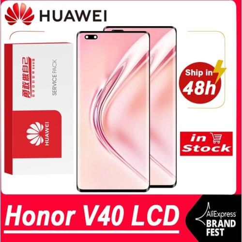 100% Original 6.72'' LCD Replacement For Huawei Honor V40 5G AMOLED Display Touch Screen Digitizer Assembly YOK-AN10 Model