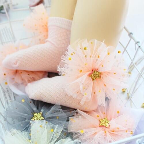 0-10years Big Bow Girls Socks Summer Mesh Baby Socks Kids Princess Socks for Girls Anti-mosquito Thin Baby Socks