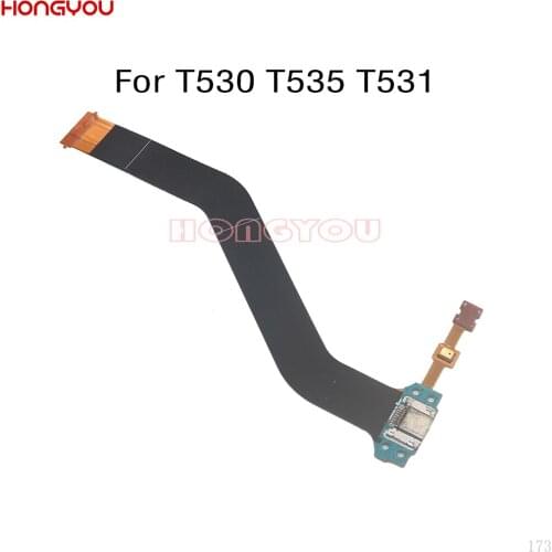 10PCS/Lot For Samsung Galaxy Tab 4 10.1 T530 T535 T531 SM-T530 USB Charge Dock Connector Charging Port Jack Socket Flex Cable