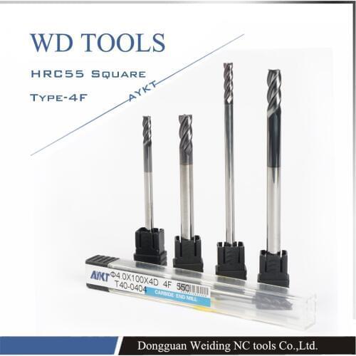 12mm x 150mm 4 Flute HRC55 Center Cutter longer Tiain Carbide Flat End Mill Bit Suit For Home General Building Engineering