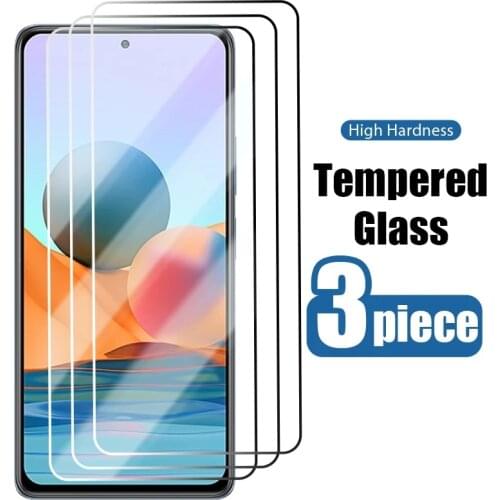 3 unids/lote teléfono vidrio templado para Redmi Note 10 Pro 4X 4 5 5A 6 cristal Protector para Xiaomi Redmi Nota 9 9 9T 8T 7