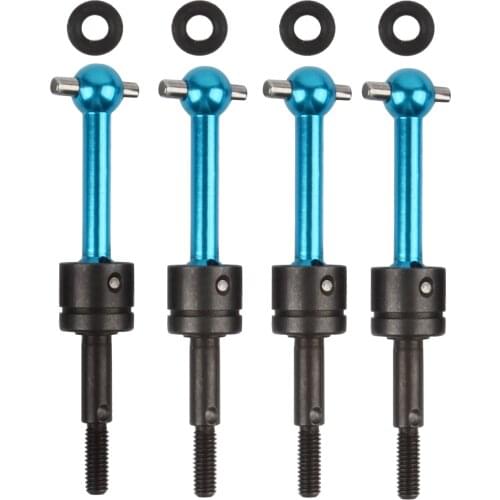 4PCS Aluminum Alloy TT-02 Universal Assembly Swing Shaft for Tamiya TT01/TT02/TA04 TT-01 53792 OP.792 1/10 RC Drift Car Parts