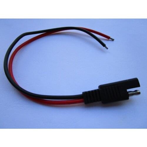 50 pcs 14AWG SAE 2 Wire Quick Connect Disconnect Weatherproof Heavy Duty Plug Ends 30cm