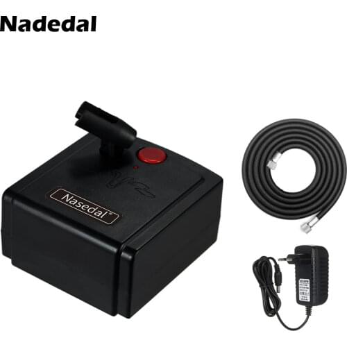Nasedal Airbrush Compressor Airbrush Holder for Nail Art Makeup Tattoo Model Cake Car painting (No Airbrush Spray Gun)