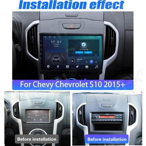 Android Car 360 HD Auto Surround View Camera For Chevy Chevrolet S10 2015+ Car Multimedia Player Stereo Radio GPS Navigation IPS