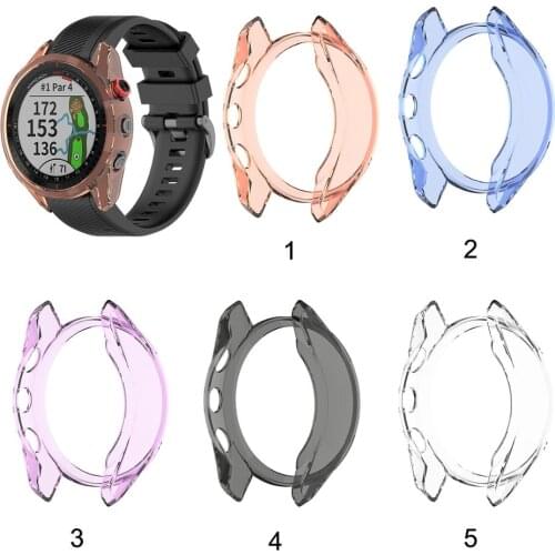 100PCS TPU Case Cover for Garmin Approach S62 Watch Anti-fall Multi-color Protective Frame Overall Full Body Shell
