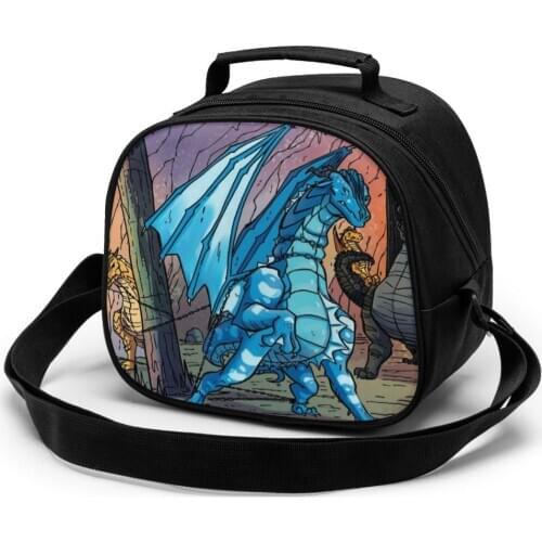 Wing Of Fire Children fashion lunch bag thermal insulated bag travel casual insulated picnic bag