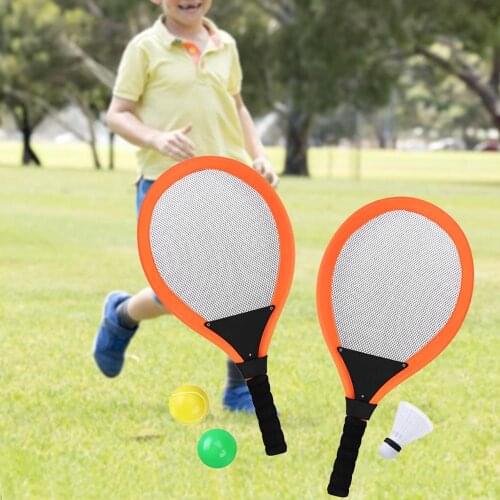 Brand New High Quality Kids Badminton Tennis Racket Outdoor Sport Toy Light Weight Racket with 3 Balls Badminton Set for Kids