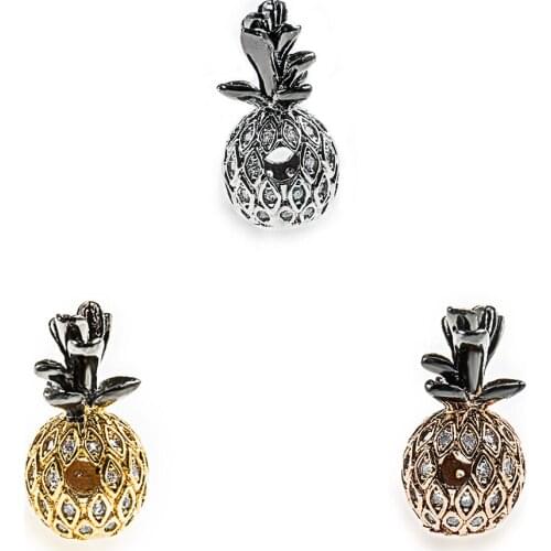 DIY Multi-color and Versatile Accessories Pineapple Earrings Bracelet Connector To Make Luxury Jewelry Accessories