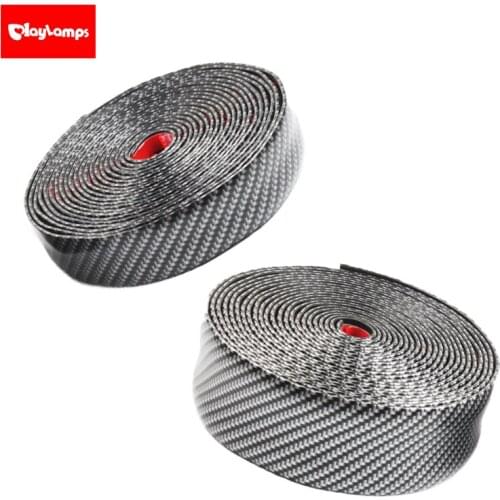 2.5m Auto Roll Bumper Lip Protector Moulding Strip Self Adhesive Stickers For ford focus 2 honda civic toyota Car-Styling