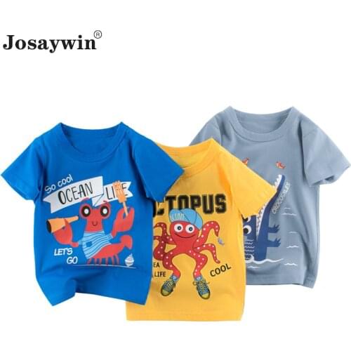 Summer Childrens T-shirt Boys Girls Baby T-shirt Cotton Cartoon Kids T-shirt Short Sleeve Boys T Shirt Tee Top Clothing 2 8Y