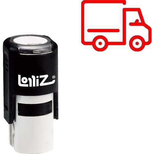 LolliZ Lorry Self-Inking Rubber Stamp - Modern Symbol Series