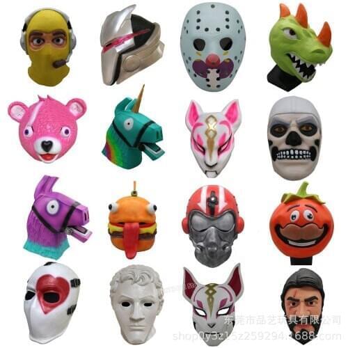 Game Fortress Night anime cosplay Fortnites Series Mask Halloween Ball Mask Headgear Cosplay halloween costumes Accessories