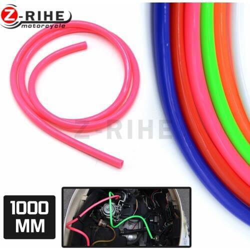 New Pink Motorcycle Fuel Gas Line Hose Tube Rubber Fuel Line Oil Pipeline For Motorcycle Motocross ATV Pit Dirt Bike Off Road PK
