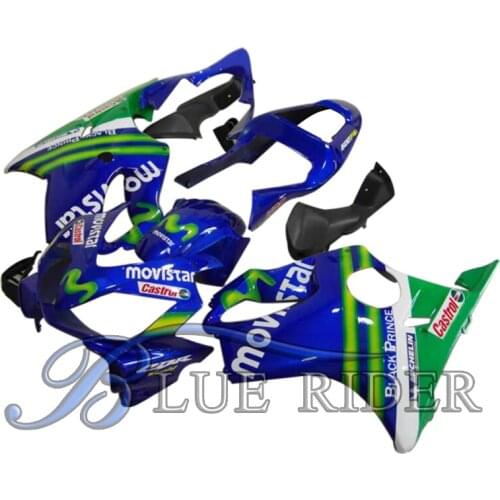 Motorcycle Fairing Parts for HONDA CBR600 F4I 01 02 03 CBR 600F4i Blue Green Fairings Kit cbr 600 f4i 2001 2002 2003 Bodyworks