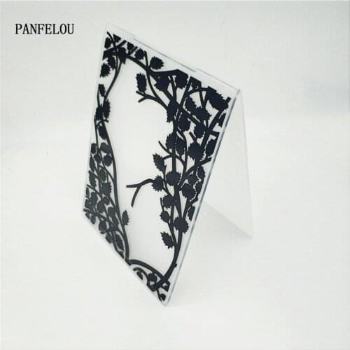 HOT plastic Twig craft card making paper card album wedding decoration clip Embossing folders