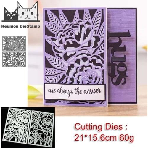 Reunion 2020 New Hot Sale Chrysanthemum Flower Background Metal Cutting Dies for And Scrapbooking Foil Card Making Cut No Stamps