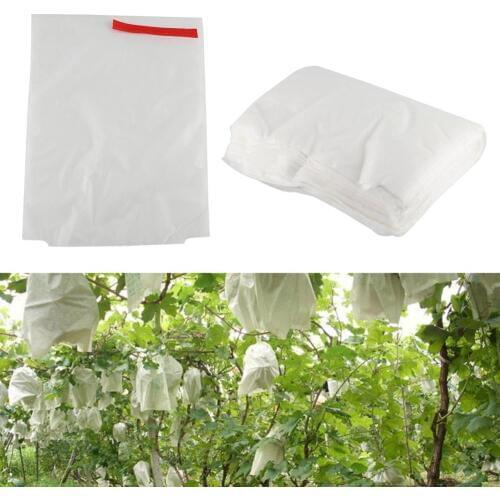 100Pcs Grape Protection Bags For Fruit Vegetable Grapes Mesh Bag Against Insect Pouch Waterproof Pest Control Anti-Bird Garden